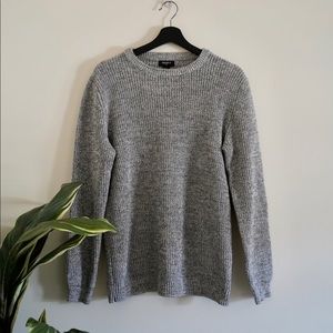 Classic Knit Gray Sweater